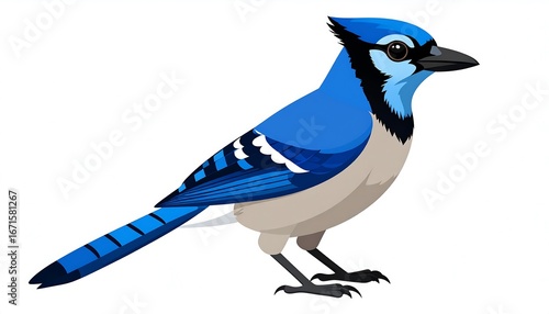 Blue jay illustration