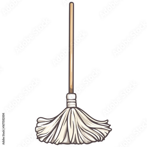 christmas mop, christmas, festival, vector, transparent background, icon, celebration, xmas, isolated, tool, cleaning, work, housework, object, mop, handle