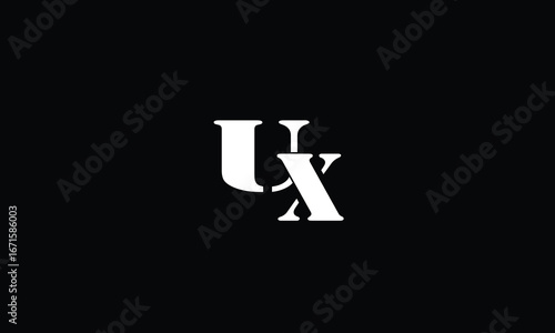 UX,XU,U,X,X,U abstract, letters, logo, monogram, style, symbols, ambitions, icons, 
