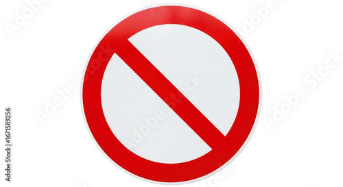 Free Download Isolated Prohibition Sign - GFXLoad