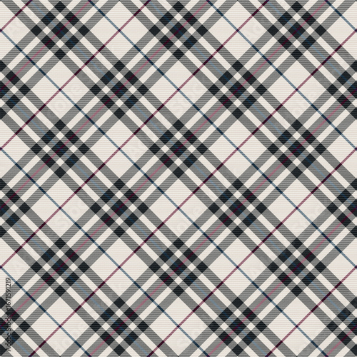 flannel twill classic bias fabric in beige, navy blue and burgundy colors