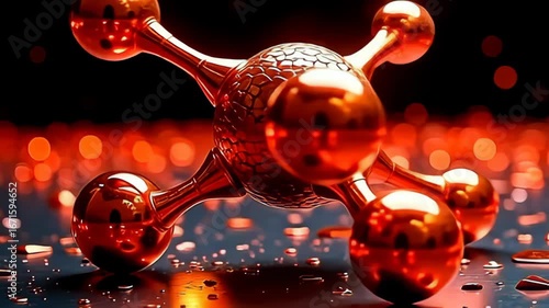 wonder astatine the intricate geometry of ampere speck build from bantam mirror sherd lento twisting, ornament indium igneous redness and amber framing ampere stark, simple background,