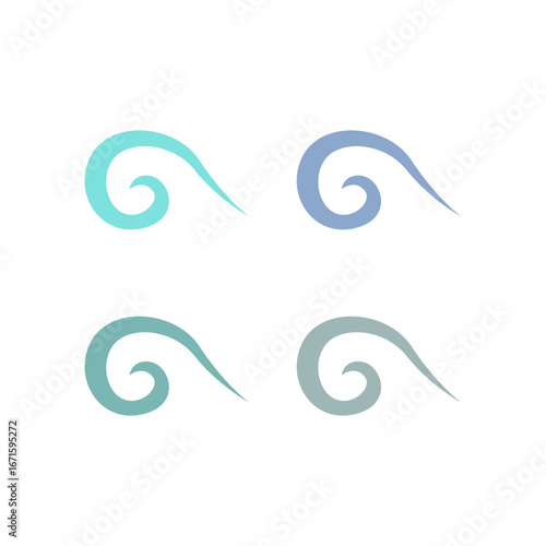 WATER SPLASH SIGN SYMBOL LOGO VECTOR
