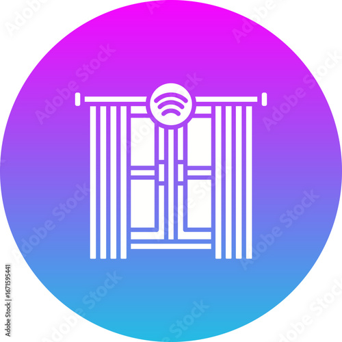 Smart curtain Icon