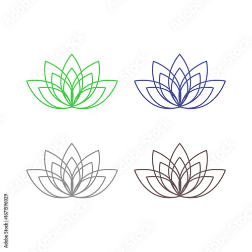 Natural Ayurveda Massage Spa Resort Logo Sign Symbol
