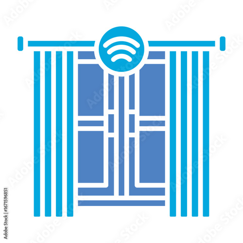 Smart curtain Icon