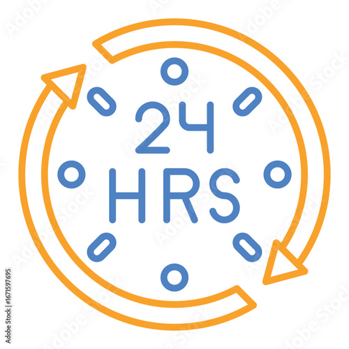 24 hours Icon