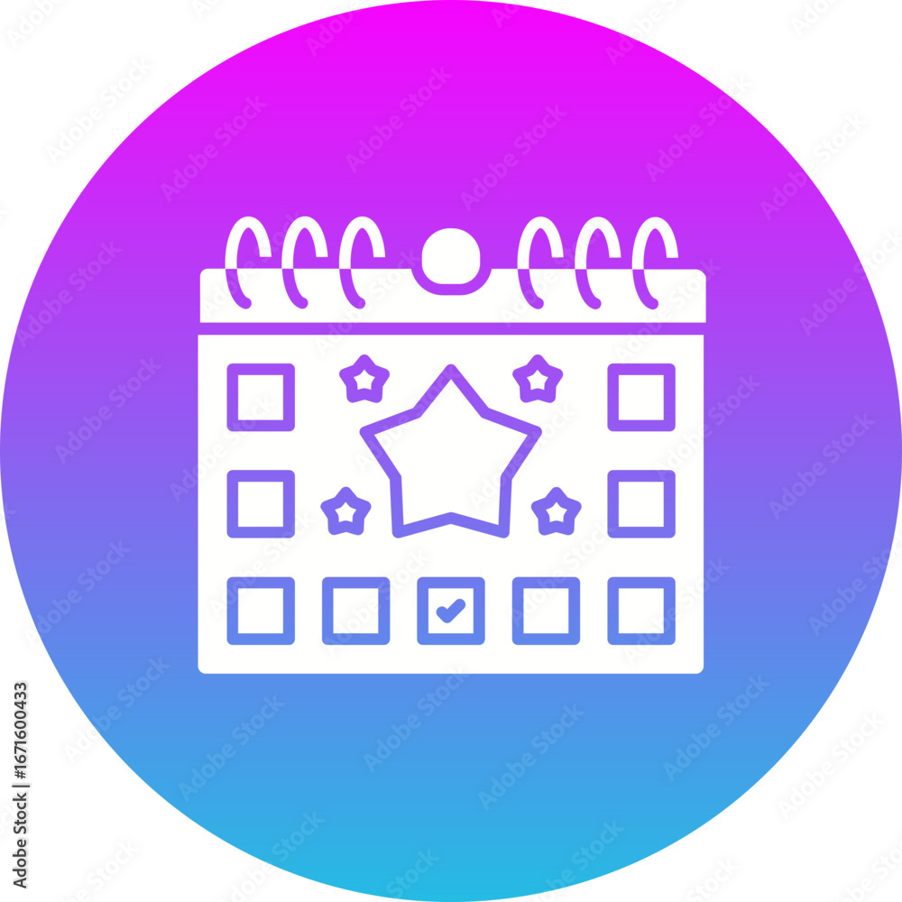 Obraz premium Event day Icon