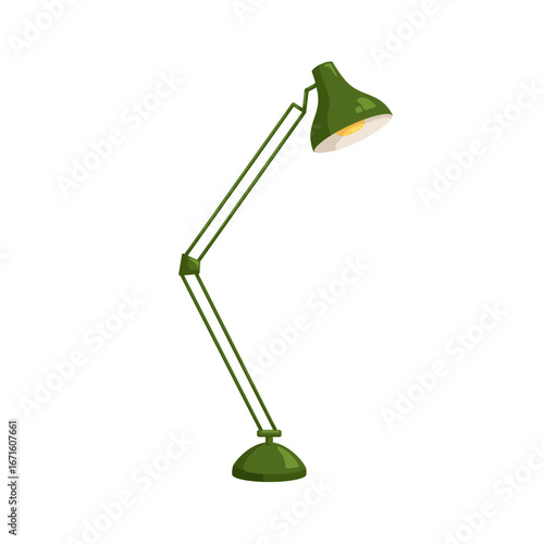 Adjustable desk lamp, office table light. Desktop lighting, luminair, illumin...