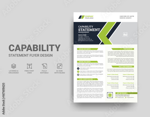 Capability Statement Template Design