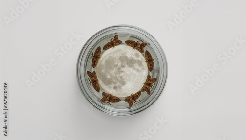 sugar in a glass