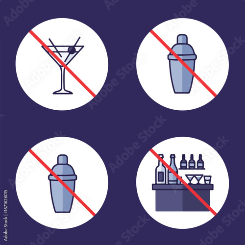 No Alcohol Consumption in Bar Area