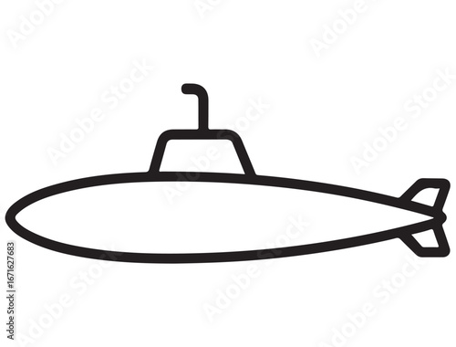 SUBMARINE SILHOUETTE