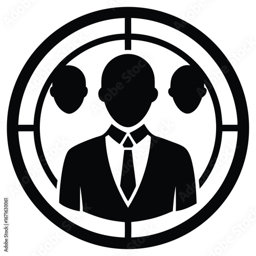 headhunting vector icon
