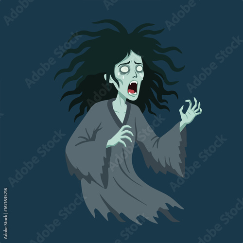 Ghost Screaming in Dark