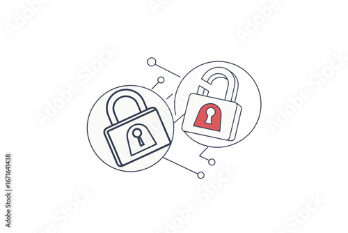 ui icon lock security unlock padlock protection safe access