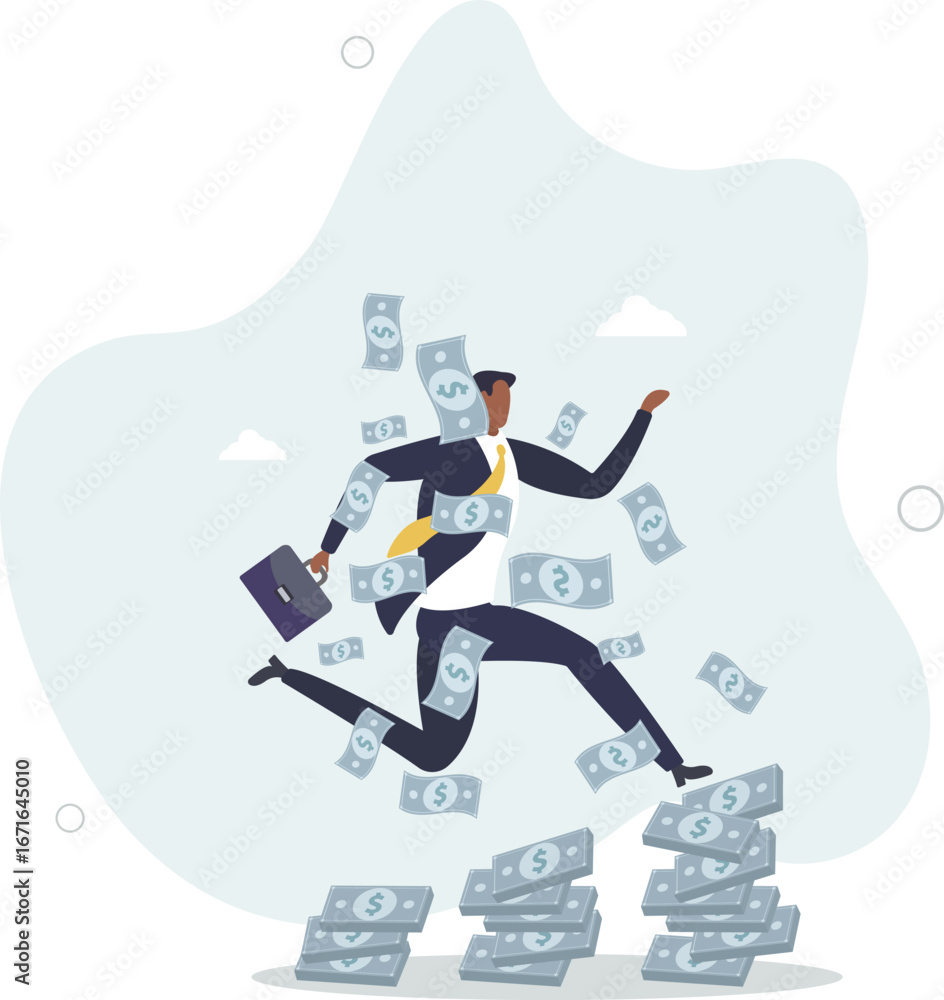 Compound interest, money growth investment, prosperity or earning and profitability stock concept,.life and employment of people. Compound interest, money growth investment, prosperity or earning and profitability stock concept,.life and employment of people.