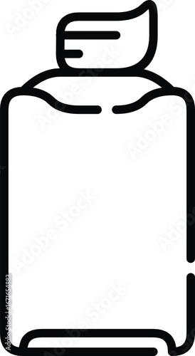 vector, illustration, food and beverage bottles, black and white 