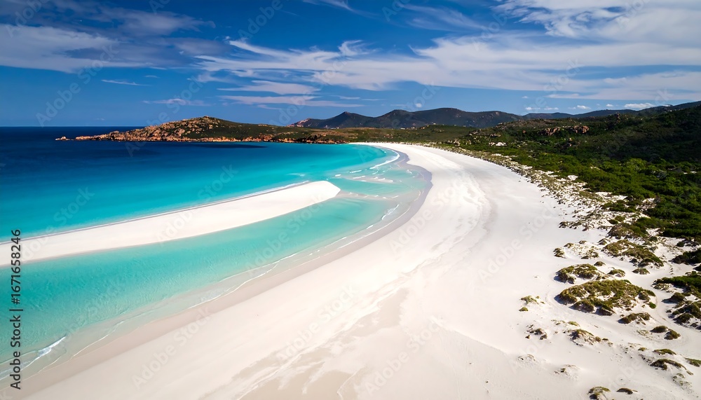 Fototapeta premium Turquoise Bay Aerial Coastal Scene, Australia