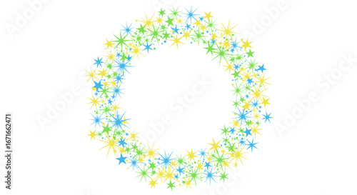 Colorful starburst design creating a vibrant, celebratory background perfect for events and promotions