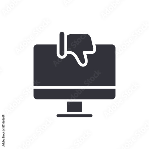 Rejection in Digital Space Icon Design