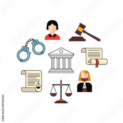 Justice system symbolism understanding legal proceedings and courtroom elements