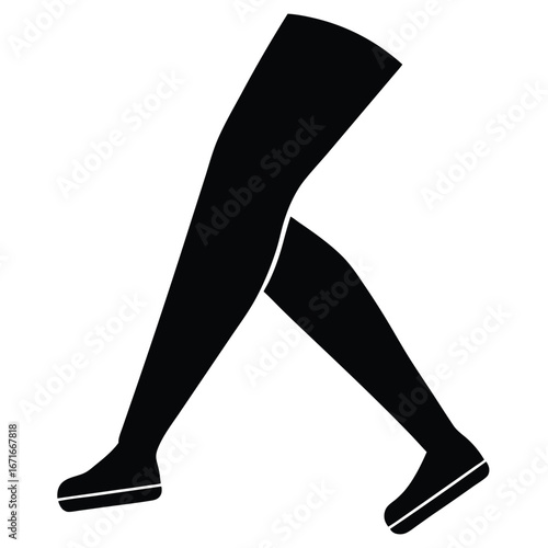 leg vector icon