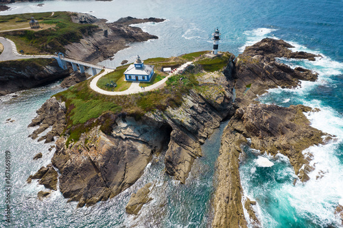 Pancha island, Ribadeo, Lugo, Galicia, Spain