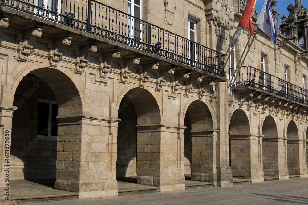 Obraz premium City council of Lugo, Galicia, Spain