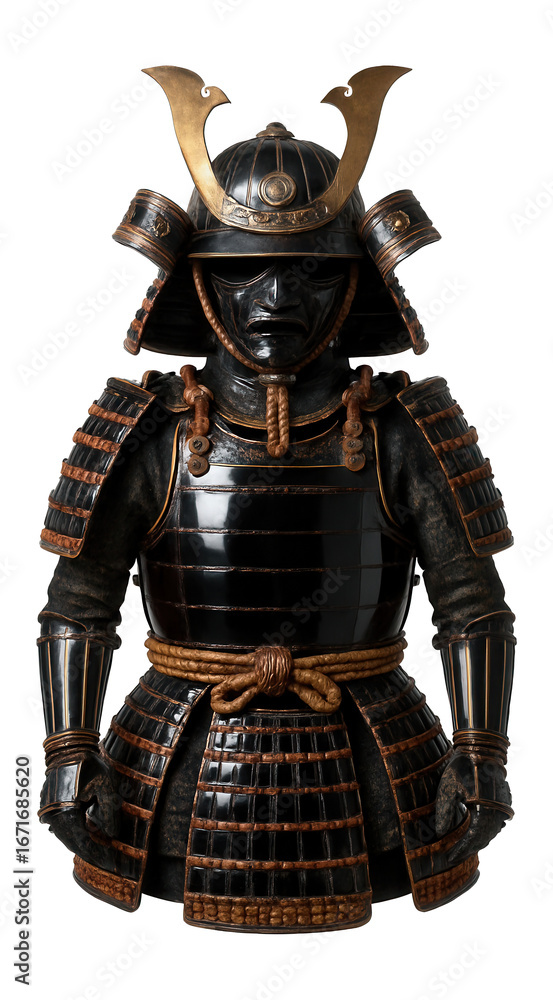 Fototapeta premium Samurai armor replica with lacquered plates