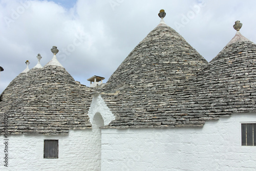 The Old town of Alberobello, Italy