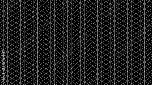 Wallpaper Mural A mesh of triangles gently shifts in structure, creating a subtle wave-like distortion. Clean lines and high contrast make it perfect for tech, UI, or motion graphics projects. Torontodigital.ca