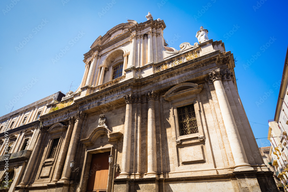 Fototapeta premium San Michele Arcangelo Minoriti Roman Catholic Church, Catania