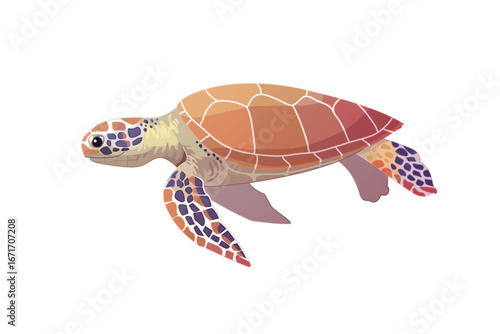 vector cartoon animal isolated on transparent background. 