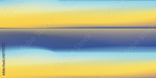 Abstract blurred gradient mesh background in blue and yellow modern simple art nice good wallpaper backdrop graphic illustration