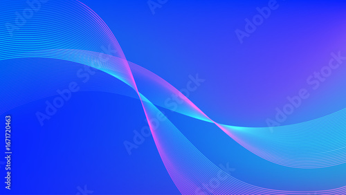 abstract blue wave background