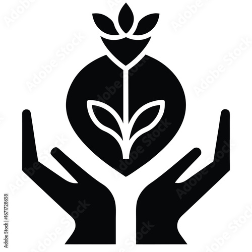 philanthropy vector icon