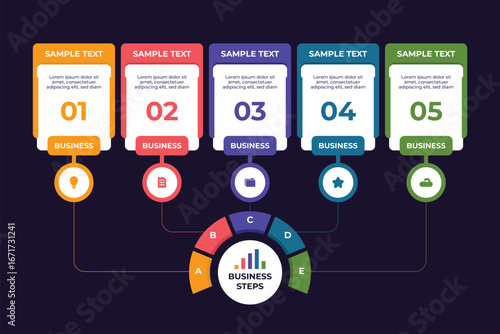 Numerical Infographic Template