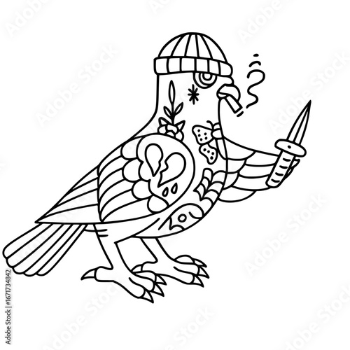 bird in cage