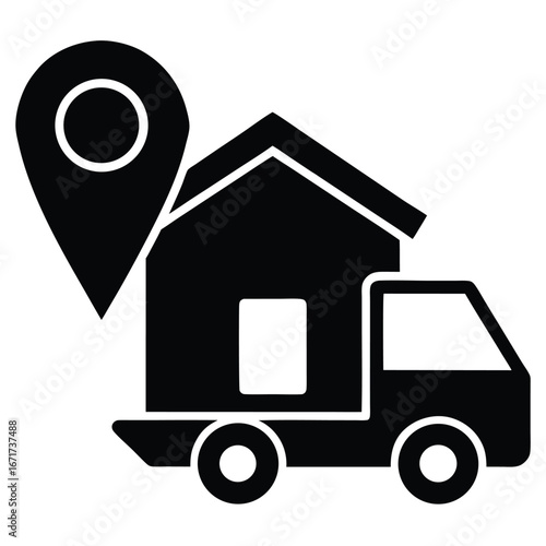 relocation vector icon