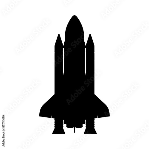 vector illustration of a rocket