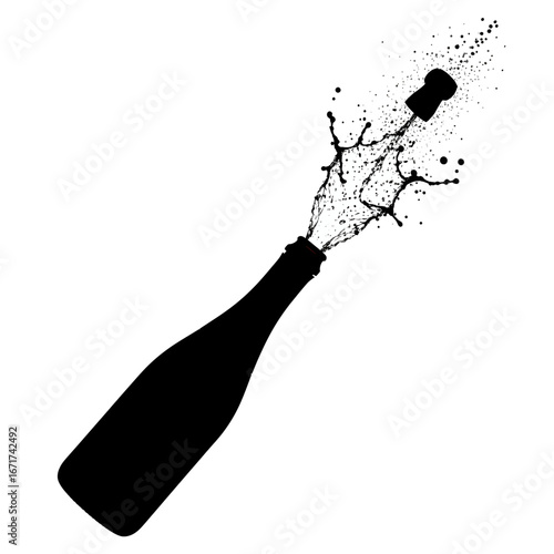 bottle of champagne