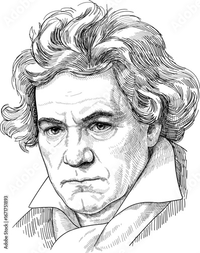 Ludwig van Beethoven - was a German composer and pianist, one of the most revered figures in the history of Western music; his works rank among the most performed of the classical music repertoire