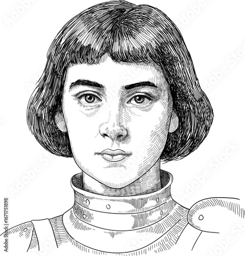 Joan of Arc - is a patron saint of France, honored as a defender of the French nation for her role in the siege of Orléans and her insistence on the coronation of Charles VII of Franc