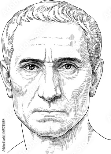 Julius Caesar - was a Roman general and statesman. A member of the First Triumvirate, Caesar led the Roman armies in the Gallic Wars before defeating his political rival Pompey in a civil war