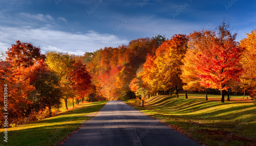 Obraz premium autumn hues and vibrant colors