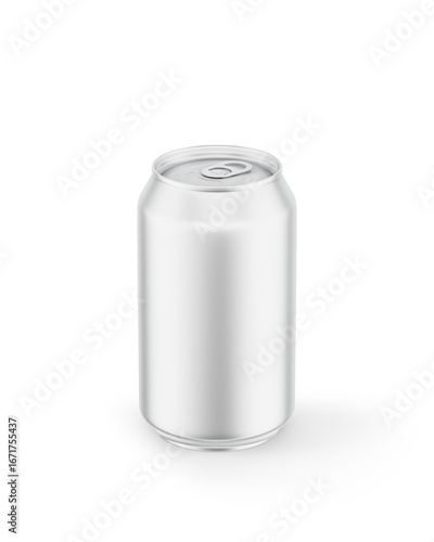 Drink Aluminium Can Soda Classic 330ml White Blank Matte