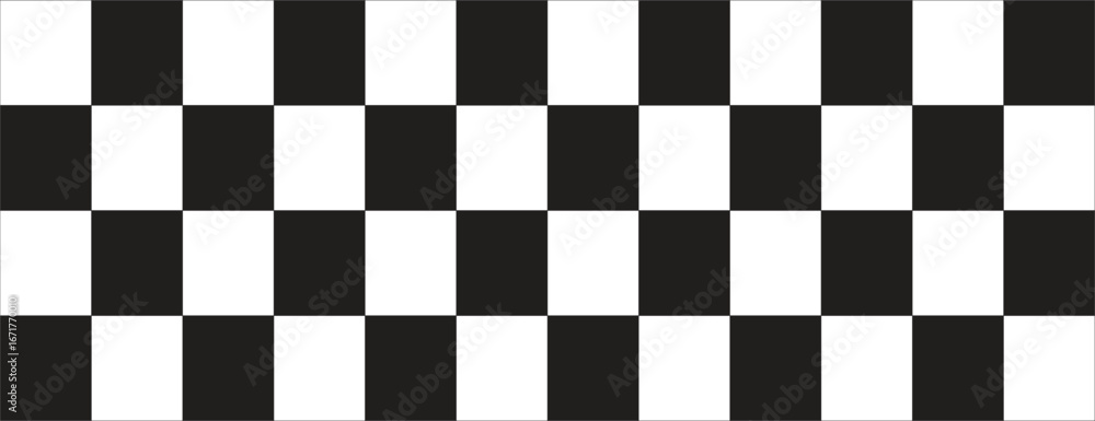Fototapeta premium Classic Black and White Checkerboard Pattern