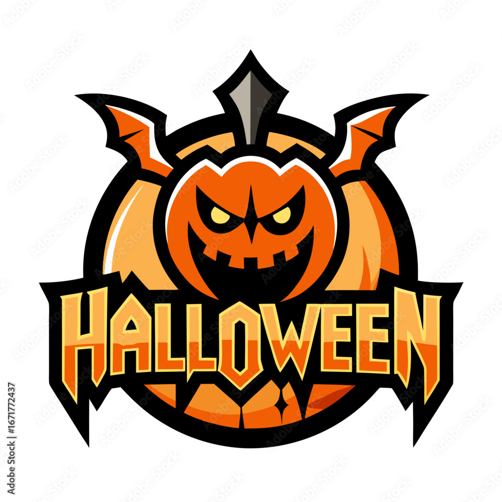 Fototapeta premium halloween pumpkin vector