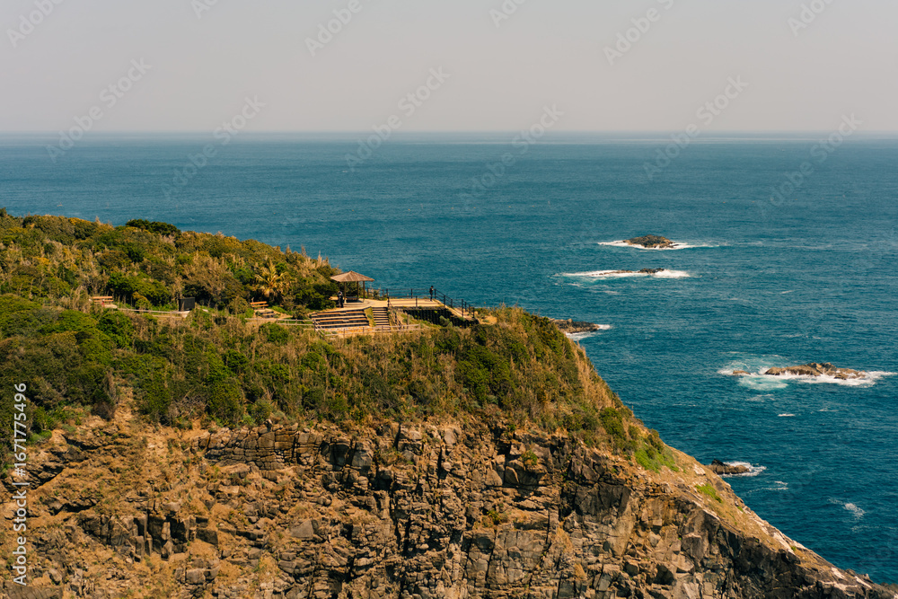 Fototapeta premium Japan Shikoku Tochi Tosashimizu city Ashizuri - Uwakai National Park Ashizuri misaki